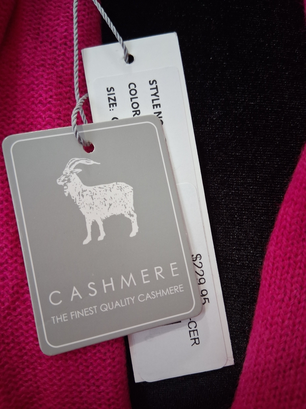 Cashmere Bright Hot Pink Cashmere Scarf